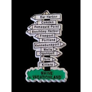 Maine vintage vacationland refrigerator magnet